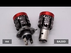 পাইকারি সুপার উজ্জ্বল মোটরসাইকেল হেডলাইট H4 BA20D নেতৃত্বাধীন নিম্ন / উচ্চ আলো দেবদূত চোখ শয়তান চোখ হালকা জন্য