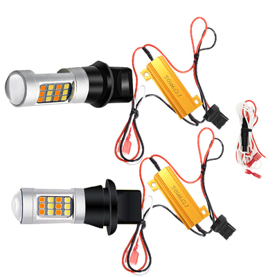 অটো P21w 1156 1157 12v LED স্টপ টেল লাইট বাল্ব T20 কার ব্রেক লাইট