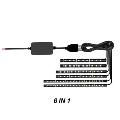 মোটরসাইকেল Rgb Led Car Kit under Dash Decorate Atmosphere Neon with APP ওয়্যারলেস