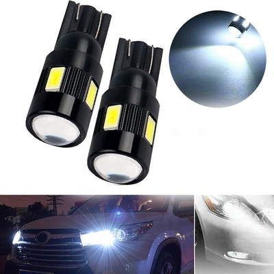 কেনা T10 5630 6 SMD ননপোলারিটি LED কার সাইড লাইট বাল্ব পরিবর্তিত LED বাল্ব DC 12V online manufacture