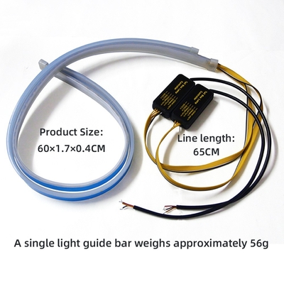 কেনা নিয়ন ওয়্যার 30/45/60CM RGB রঙিন LED ডেটাইম রানিং ল্যাম্পস সফট আর্টিকেল online manufacture