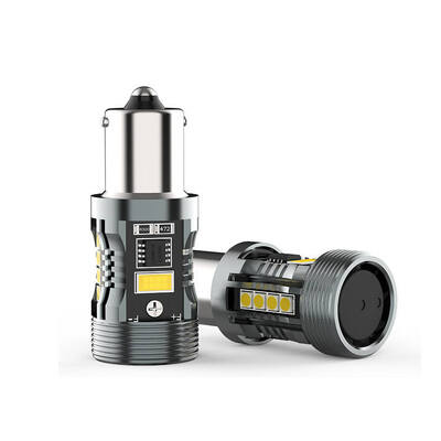 কেনা ক্যানবাস সিগন্যাল লাইট 3030 25W DC9-16V সুপার পাওয়ার ত্রুটি মুক্ত টার্ন সিগন্যাল এলইডি বাল্ব online manufacture