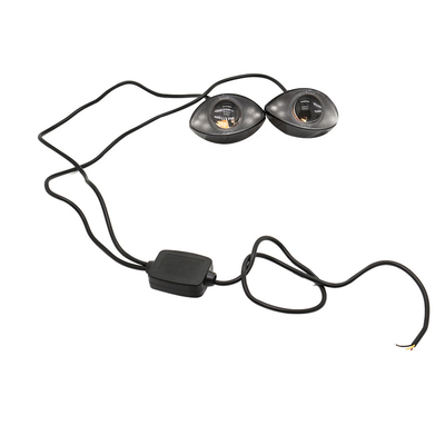 কাস্টম 300LM 6000K মোটরসাইকেল LED হেডলাইট হক আই লাইট 10SMD
