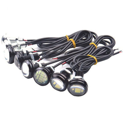 হাই পাওয়ার 12v মোটরসাইকেল LED হেডলাইট 23MM-4014 লেন্স হাইলাইট ঈগল আই LED লাইট