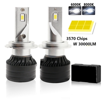 গাড়ির নেতৃত্বে হেডলাইট ফগ লাইট H7 3570 50W গাড়ির হেডলাইট বাল্ব দিনের সময় চলমান আলো নতুন শৈলী np300 বাল্ব