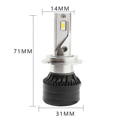 গাড়ির নেতৃত্বে হেডলাইট ফগ লাইট H7 3570 50W গাড়ির হেডলাইট বাল্ব দিনের সময় চলমান আলো নতুন শৈলী np300 বাল্ব