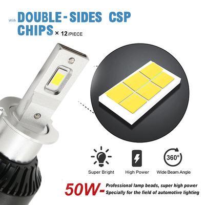 গাড়ির হেডলাইট H3 6500K 12-36V LED হেড লাইট বাল্ব প্রোডাক্ট সিস্টেম এবং 3000LM 30W ফ্রন্ট ফগ ল্যাম্প