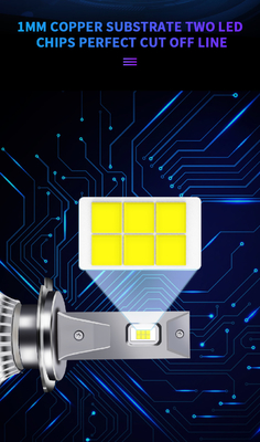 2 সাইড H7 LED বাল্ব 180W 360 ডিগ্রি লুমিনেসেন্স সুপার ব্রাইট কার হেডলাইট H4 H11 HB3 9005 S2 অটো LED হেডলাইট বাল্ব