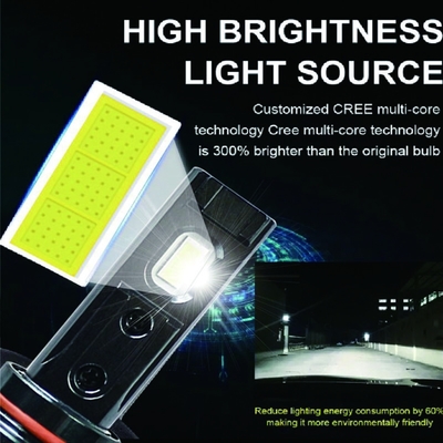 F5 Faro Focos H7 সাদা হেডলাইট বাল্ব H4 ল্যাম্প 110W হাই পাওয়ার লেড হেড