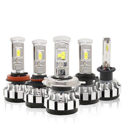 T1 ক্যানবাস অটোমোটিভ LED হেডলাইট T1 9005 9006 9007 H11 সুপার ব্রাইট