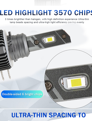 ODM Faros Focos Luc H15 LED হেডলাইট বাল্ব 8000Lm গাড়ির হ্যালোজেন Led হেড লাইটের জন্য