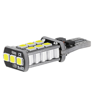 W6W WY16W 15 SMD অটোমোটিভ LED হেডলাইট 2835 স্টপ লাইট T15 গাড়ির LED লাইট