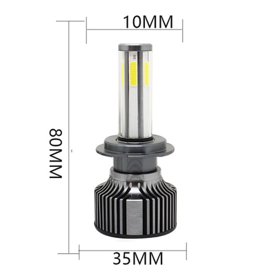360 ডিগ্রি আলো N6 LED গাড়ির হেডলাইট H4 H7 H8 H11 LED ফগ লাইট বাল্ব