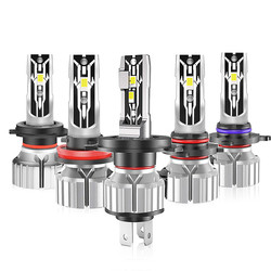 360 ডিগ্রি আলো N6 LED গাড়ির হেডলাইট H4 H7 H8 H11 LED ফগ লাইট বাল্ব