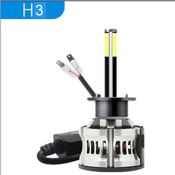 8 সাইড H1 H3 H4 H7 9005 9006 স্বয়ংচালিত LED হেডলাইট 6000K 360 ক্যানবাস