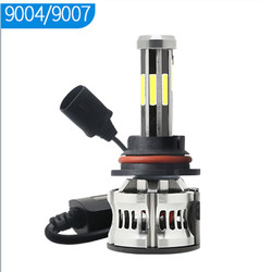 8 সাইড H1 H3 H4 H7 9005 9006 স্বয়ংচালিত LED হেডলাইট 6000K 360 ক্যানবাস