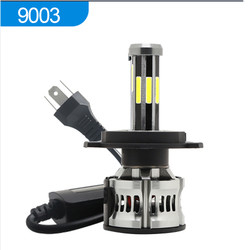 8 সাইড H1 H3 H4 H7 9005 9006 স্বয়ংচালিত LED হেডলাইট 6000K 360 ক্যানবাস
