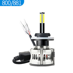 8 সাইড H1 H3 H4 H7 9005 9006 স্বয়ংচালিত LED হেডলাইট 6000K 360 ক্যানবাস