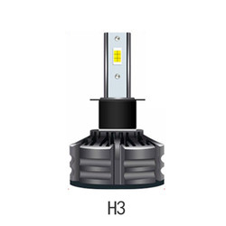 ইউনিভার্সাল 3 রঙের উজ্জ্বল LED হেডলাইট বাল্ব H1 H3 H4 H7 H11 9005 9006