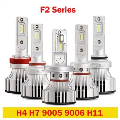 F2 H4 H7 9005 9006 স্বয়ংচালিত LED হেডলাইট ফ্যানলেস হেডল্যাম্প ফগ লাইট