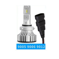 F2 H4 H7 9005 9006 স্বয়ংচালিত LED হেডলাইট ফ্যানলেস হেডল্যাম্প ফগ লাইট