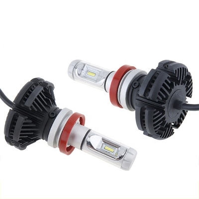 X3 অটোমোটিভ LED হেডলাইট ফ্যানলেস ফগ লাইট H4 H7 H11 9005 9006