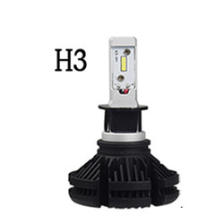 X3 অটোমোটিভ LED হেডলাইট ফ্যানলেস ফগ লাইট H4 H7 H11 9005 9006