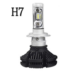 X3 অটোমোটিভ LED হেডলাইট ফ্যানলেস ফগ লাইট H4 H7 H11 9005 9006