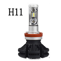 X3 অটোমোটিভ LED হেডলাইট ফ্যানলেস ফগ লাইট H4 H7 H11 9005 9006