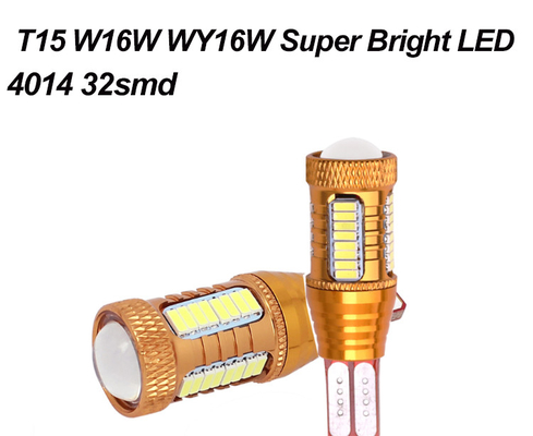 12v 4014 32smd ক্রি T10 ইন্টেরিয়র লাইট ক্যানবাস স্বয়ংচালিত LED লাইট বাল্ব সাদা বিপরীত ব্রেক লাইট