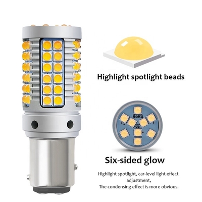 23w ক্যানবাস 1156 3030 69smd গাড়ি টার্ন সিগন্যাল লাইট P21w Ba15s 1156 উচ্চ উজ্জ্বলতা