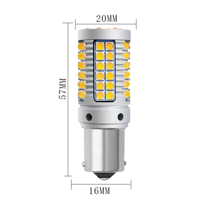 23w ক্যানবাস 1156 3030 69smd গাড়ি টার্ন সিগন্যাল লাইট P21w Ba15s 1156 উচ্চ উজ্জ্বলতা