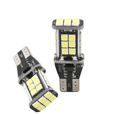 T15 3030 24SMD ক্যানবাস LED হেডলাইট 12V হাইলাইট রিভার্সিং কার কর্নার লাইট