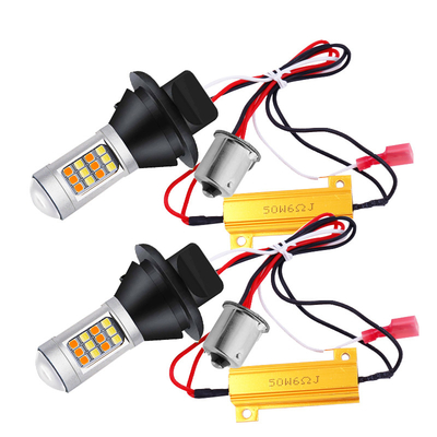OEM T20 LED ব্রেক টার্ন সিগন্যাল লাইট ক্যানবাস লুসেস 1157 LED ল্যাম্প 12V