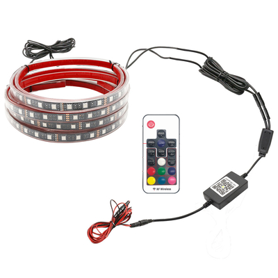 6W গাড়ির জন্য ওয়্যারলেস ব্লু RGB 12v LED লাইট স্ট্রিপ অটোমোটিভ নিয়ন টিউব লাইট