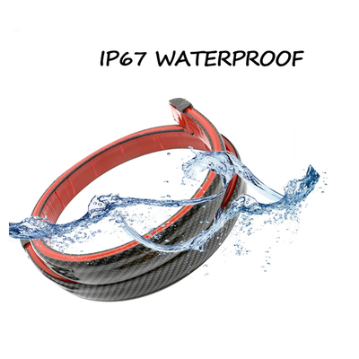 IP65 জলরোধী স্বয়ংচালিত LED ব্রেক লাইট স্ট্রিপ 2835 কার্বন ফাইবার