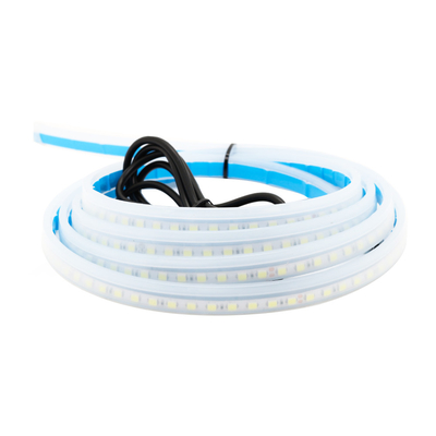 2pcs 12V নমনীয় জলরোধী গাড়ির হেডলাইট LED টিউব স্ট্রিপ টার্ন সিগন্যাল ব্রেক ফ্লো গাইড লাইট DRL