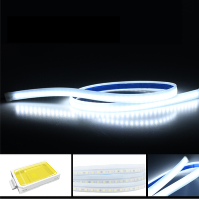 2pcs 12V নমনীয় জলরোধী গাড়ির হেডলাইট LED টিউব স্ট্রিপ টার্ন সিগন্যাল ব্রেক ফ্লো গাইড লাইট DRL