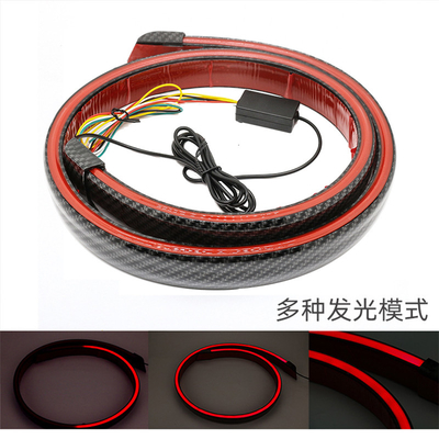 এয়ারম্যানের জন্য 5W 12V কার নমনীয় লেড টেল লাইট কার্বন ফাইবার