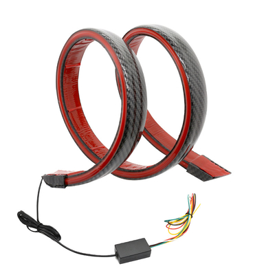 এয়ারম্যানের জন্য 5W 12V কার নমনীয় লেড টেল লাইট কার্বন ফাইবার