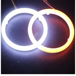 4014 LED কার অ্যাম্বিয়েন্ট লাইট 60mm DRL রানিং হাল্কা ডুয়াল কালার Led Angel Eyes Kit