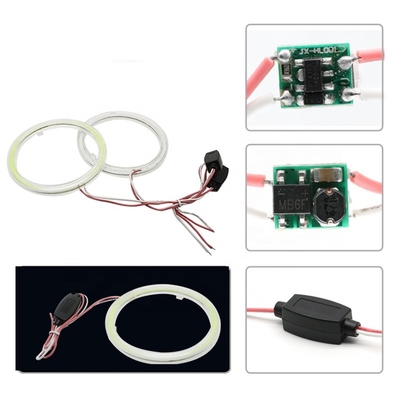 BMW - ইউরোপের জন্য Cob Led Angel Eye 70mm হেডল্যাম্প অ্যাঞ্জেল আইস 12-18V