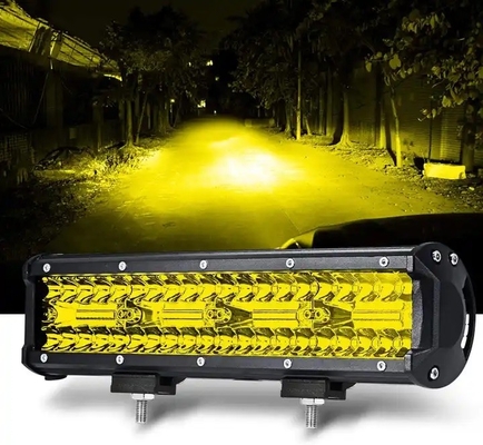 6 ডি রিফ্লেক্টর অফ রোড এলইডি লাইট বার 4x4 12V 24V একক সারি অটোমোটিভ এলইডি লাইট বার
