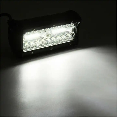 9 ইঞ্চি 180W ডুয়াল রো LED লাইট বার সাদা / অ্যাম্বার অফ রোড গাড়ির জন্য