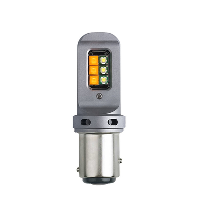 দীর্ঘস্থায়ী 5W LED ব্রেক টার্ন সিগন্যাল লাইট 1156 ইউনিভার্সাল 12smd LED বাল্ব 1156 P21W BA15S PY21W 3157 7443 ক্যানবাস সহ