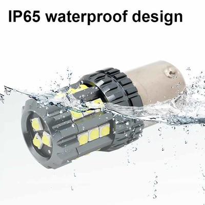 হোয়াইট LED কার টার্ন সিগন্যাল লাইট অটো 12V 24V 2835 45SMD 1156 1157 T25 3156 3157 T20 7440 7443 ক্যানবাস বাল্ব গাড়ি নেতৃত্বাধীন