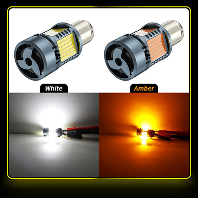 ক্যানবাসের সাথে LED বাল্ব 2016 120SMD T20 1156 1157 3156 3157 ফ্যান অটো ল্যাম্প সহ LED টার্ন সিগন্যাল ব্রেক লাইট