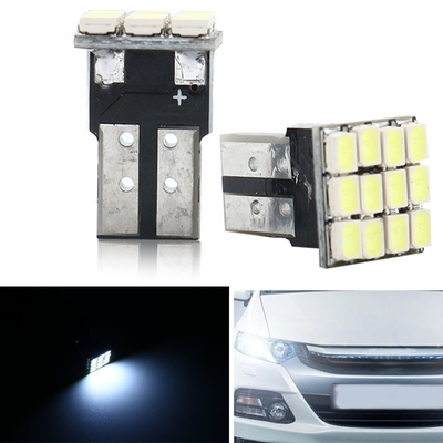 পাওয়ার 9W LED লাইট বাল্ব জলরোধী IP67 360 ডিগ্রী অটোমোটিভ লাইট 12v T10 12SMD 1206 3020 পড়ার আলো লাইসেন্স প্লেট