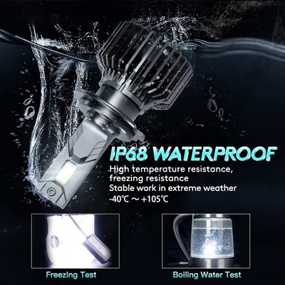 O3 12V 55W 12000 লুমেন অটোমোটিভ LED হেডলাইট H1 H3 H4 H7 H11 9005 9006 D2H LED হেডলাইট বাল্ব