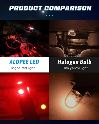 194 স্বয়ংচালিত LED লাইট বাল্ব 6500K ওয়েজ T10 SMD 5050 চিপস